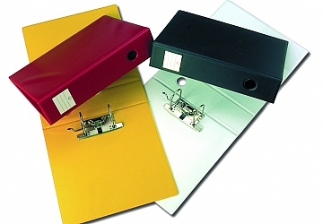 Bibliorato Clingsor Carta/A4 1500, carton forrado en tela plastica, anillos tipo palanca, prensa papel, lomo 8 cm, con tarjetero identificador. Medida 29 x 30