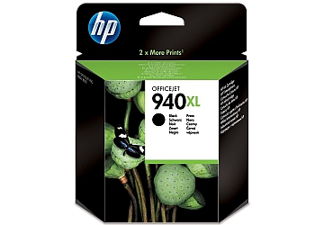 Cartucho Inkjet HP C4906AL (#940XL) negro, compatible con OfficeJet Pro 8000 Printer, Pro 8500, original. Rendimiento: 2200 paginas