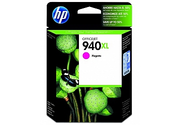 Cartucho Inkjet HP C4908AL (#940XL) magenta, compatible con OfficeJet Pro 8000 Printer, Pro 8500, original. Rendimiento: 1400 paginas