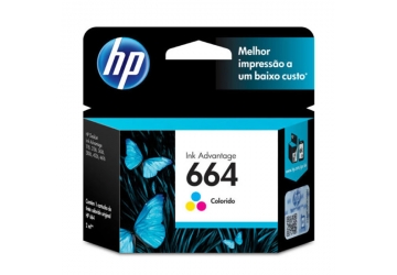 Cartucho Inkjet HP F6V28AL (#664) color, compatible con Deskjet Advantage 1115/2135/3635/3835/4535/4675, original