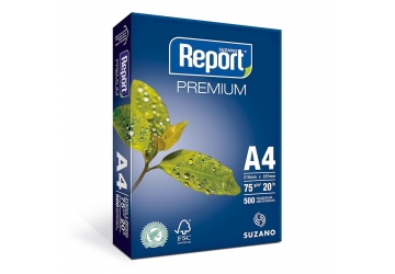 Resma Report A4 75 grs, 500 hojas, Alcalino, 21x29.7, ideal para usar en fotocopias, impresoras laser y de inyeccion de tinta