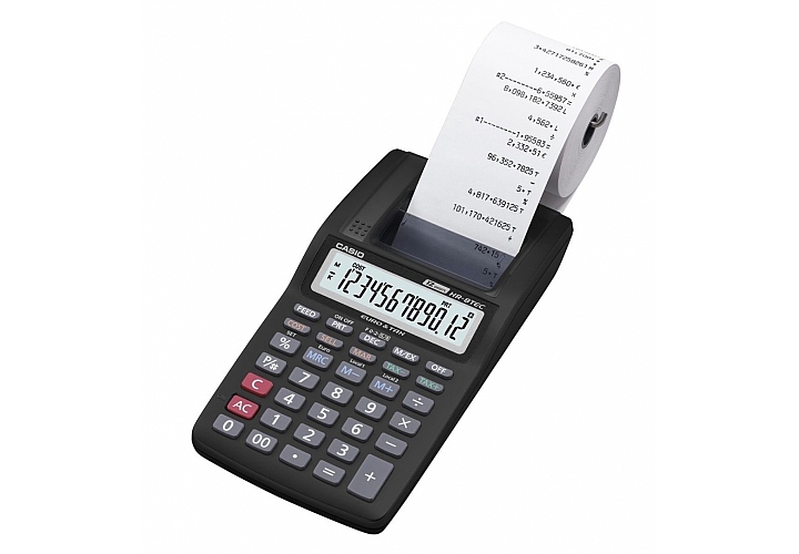 Calculadora Casio HR8L con impresor de 12 dígitos en