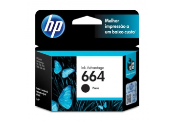 Cartucho Inkjet HP F6V29AL (#664) negro, compatible con Deskjet Advantage 1115/2135/3635/3835/4535/4675, original