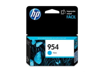 Cartucho Inkjet HP L0S50AL (#954) cyan, compatible con OfficeJet Pro 7740, OfficeJet Pro 8210, OfficeJet Pro 8710, OfficeJet Pro 8720, OfficeJet Pro 8730, OfficeJet Pro 8740, original