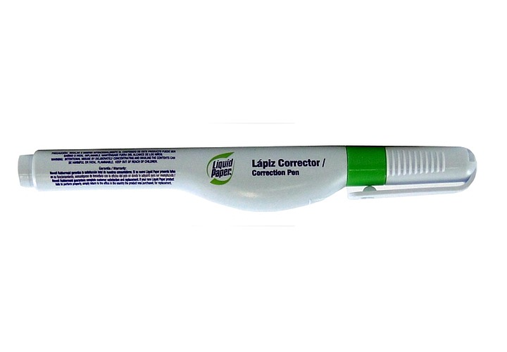 Corrector Liquid Paper Lapiz