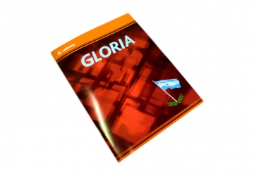 Cuaderno Gloria sin espiral 16 x 21cm tapa flexible, 84 hojas, rayado. Para uso escolar y apuntes de trabajo, papel de 65 grs.