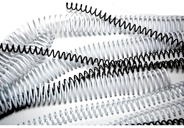 veterano Normal sistema Espirales plasticos para encuadernar 50 mm. cap. 500 hojas en PlanetOffice