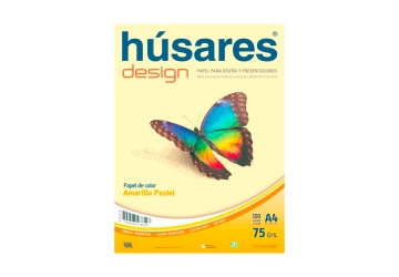 Resma Husares A4, 75 grs, 100 hojas, 21 x 29.7, para todo tipo de impresoras