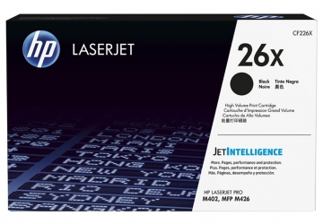 Toner HP CF226X negro, compatible con LaserJet Pro M402 (serie) y MFP M426 (serie), original, rendimiento 9000 páginas