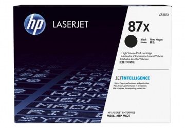 Toner HP CF287X negro, compatible con LaserJet Pro M501dn, LaserJet Enterprise M506dn, LaserJet Enterprise M527dn y LaserJet Enterprise Flow 527c, original, rendimiento 18000 páginas