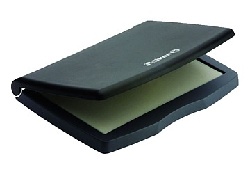 Almohadilla Pelikan plastica de latex reentintable de alto impacto. Estuche plastico resistente y duradero. Medida: 59 mm x 93mm
