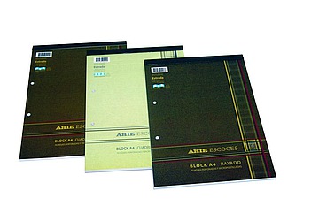 Block Avon emblocado A4 rayado, 80 hojas