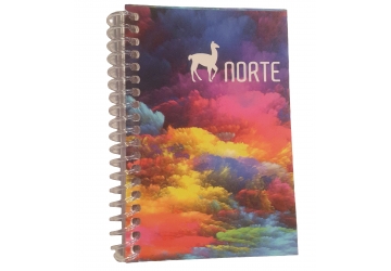 Block Norte 4030 con esperial, 40 hojas rayado, formato mini, 8cm x 12cm