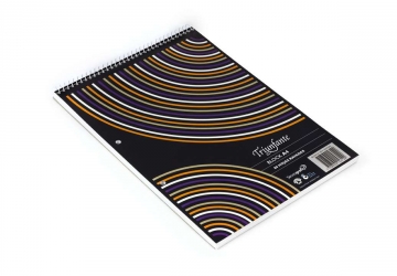 Block Triunfante con espiral A4 rayado, 80 hojas 