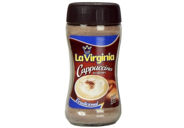 Café La Virginia capuccino instantaneo, frasco x 210 grs.