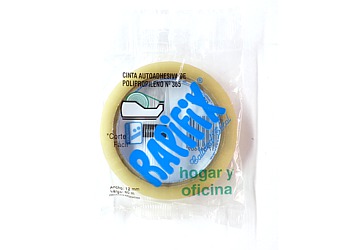 Cinta adhesiva Rapifix 12 mm x 60 mts. Diametro interior: 7.5 cm