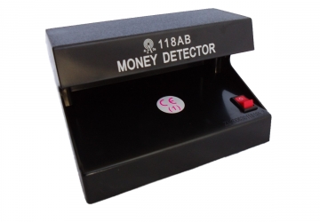 Detector de billetes falsos Matisse AD-118AB. Ultravioleta - Para pesos Argentinos. Cuerpo de plástico. 220 Volts.