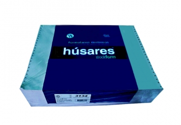 Formulario continuo Húsares 12 pulgadas x 38 x 70 grs, 1000 hojas (3134)