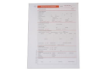 Formulario Ad Astra 4135S Solicitud de ingreso, carta,  50 hojas (71)