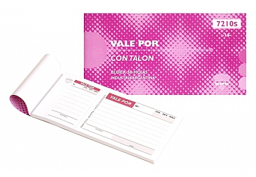 Formulario Ad Astra 7210S Vale por con talon 1/6 Carta 50 hojas (16)