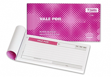 Formulario Ad Astra 7260S Vale Por, 1/6 Carta, 50 hojas  (14)
