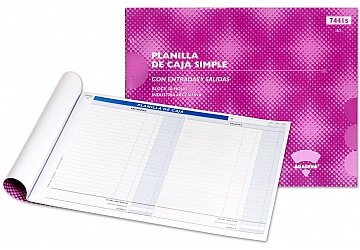 Formulario Ad Astra 7441S Planilla de caja Carta apaisada, 50 hojas ( 67 )