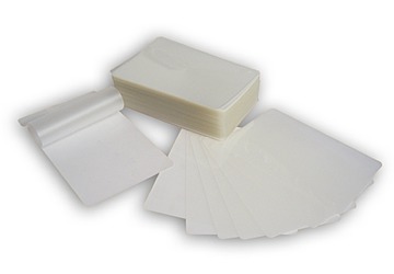 Laminas para plastificar en caliente de 22.5x36.2cm, 150 micrones, paquete por 50 hojas