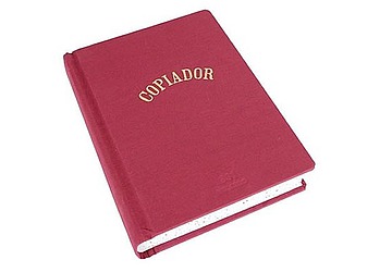 Libro copiador p/form. 26 x 36 x 500 hojas lisas