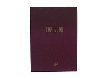 Libro copiador p/form. 26cm x 36cm x 100 hojas lisas