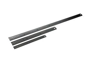 Regla de acero inoxidable de 60 cm con funda