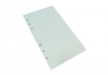 Repuesto para agenda o libreta Nro.5 cuadriculado. 40 hojas. Medida: 7.5 x 12.5 cm