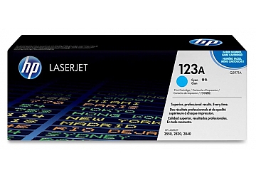Toner HP Q3971A, compatible con LaserJet Color 2550 serie/2800/2820 serie/2830/2840 serie, original, Color cyan, rendimiento 2000 páginas